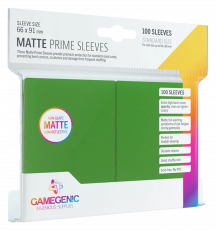 Matte PRIME Sleeves 66x91mm 100pcs Green