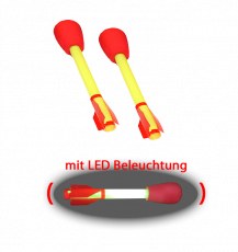 Stomp Rocket Ultra LED, 2 Ersatzraketen