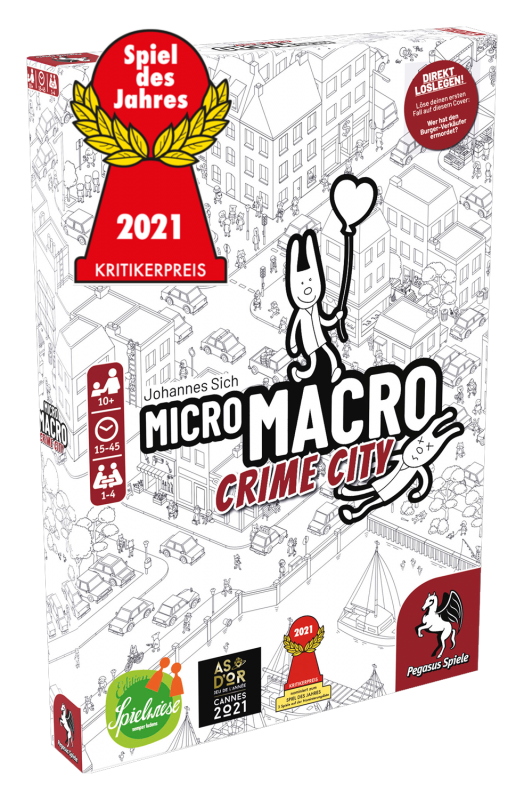 MicroMacro - Crime City - Spiel des Jahres 2021