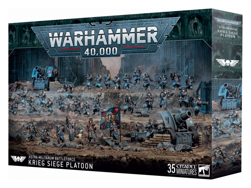 Warhammer 40.000 Battleforce 2025 Astra Militarum: Krieg Siege Platoon