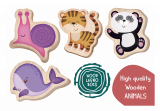 Montessori Holz-Puzzle - Tiere