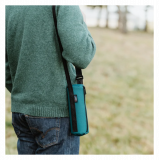 OBUT Canvas Schultertasche petrol