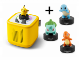 Pokémon Toniebox 2 Starter Set gelb mit Schiggy, Glumanda, Bisasam und Pikachu Tonie