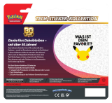 Pokémon 30 Jahre Tech Sticker Kollektion Deutsch